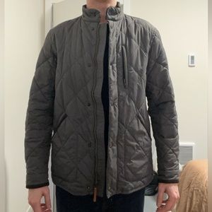 J Crew Quilted Jacket- Grey M